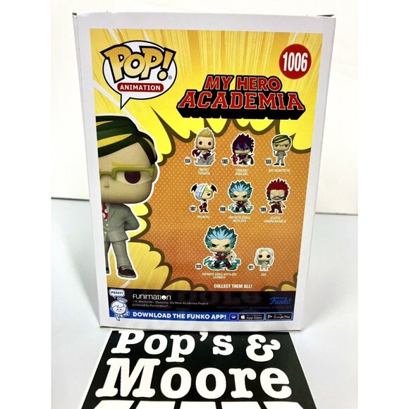 Funko Pop! My Hero Academia: Sir Nighteye 1006 Vinyl Figure With Damaged Box - Picture 4 of 11